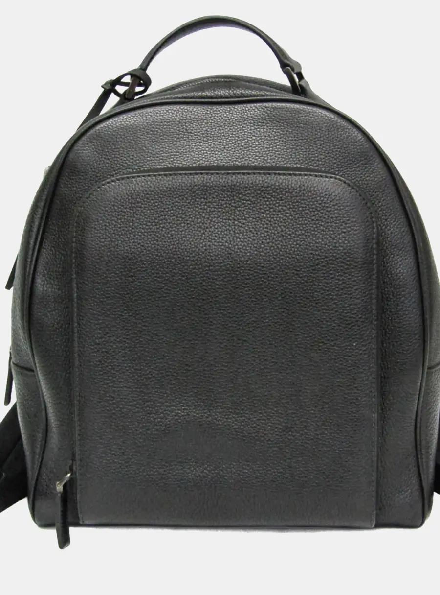 Prada Toro Black Leather Backpack Bag