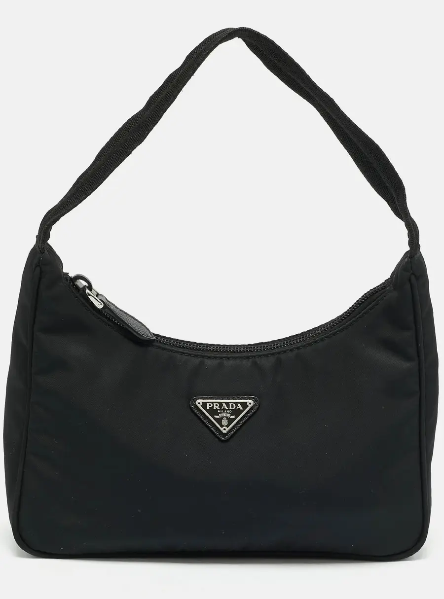 Prada Re-Edition 2000 Black Nylon Shoulder Bag