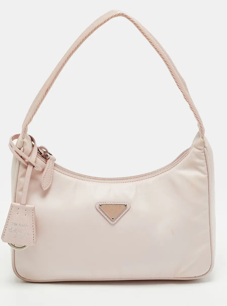 Prada Re-Edition 2000 Pink Re-Nylon Shoulder Bag