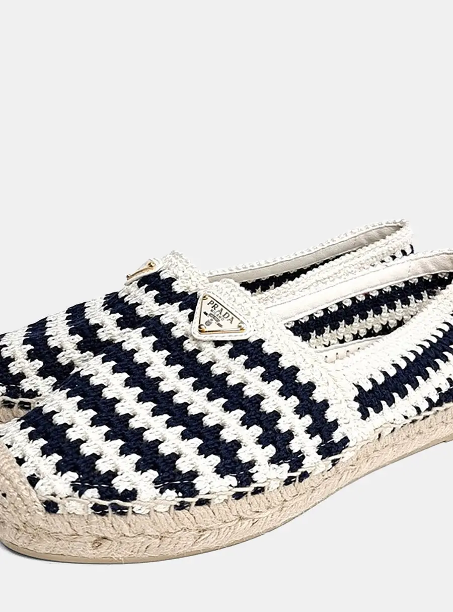 Prada Knit Fabric Multicolor Sneakers