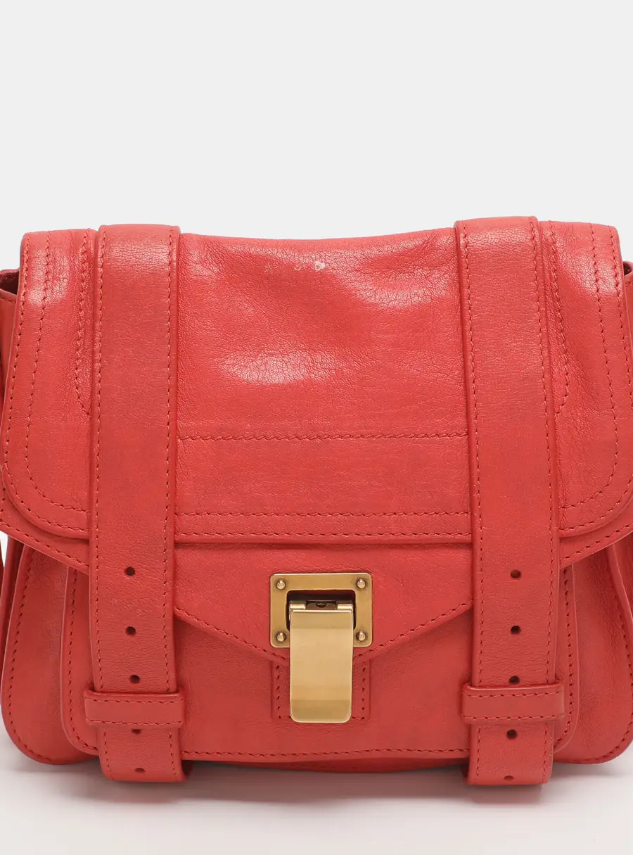 Proenza Schouler PS1 Mini Orange Leather Crossbody Bag