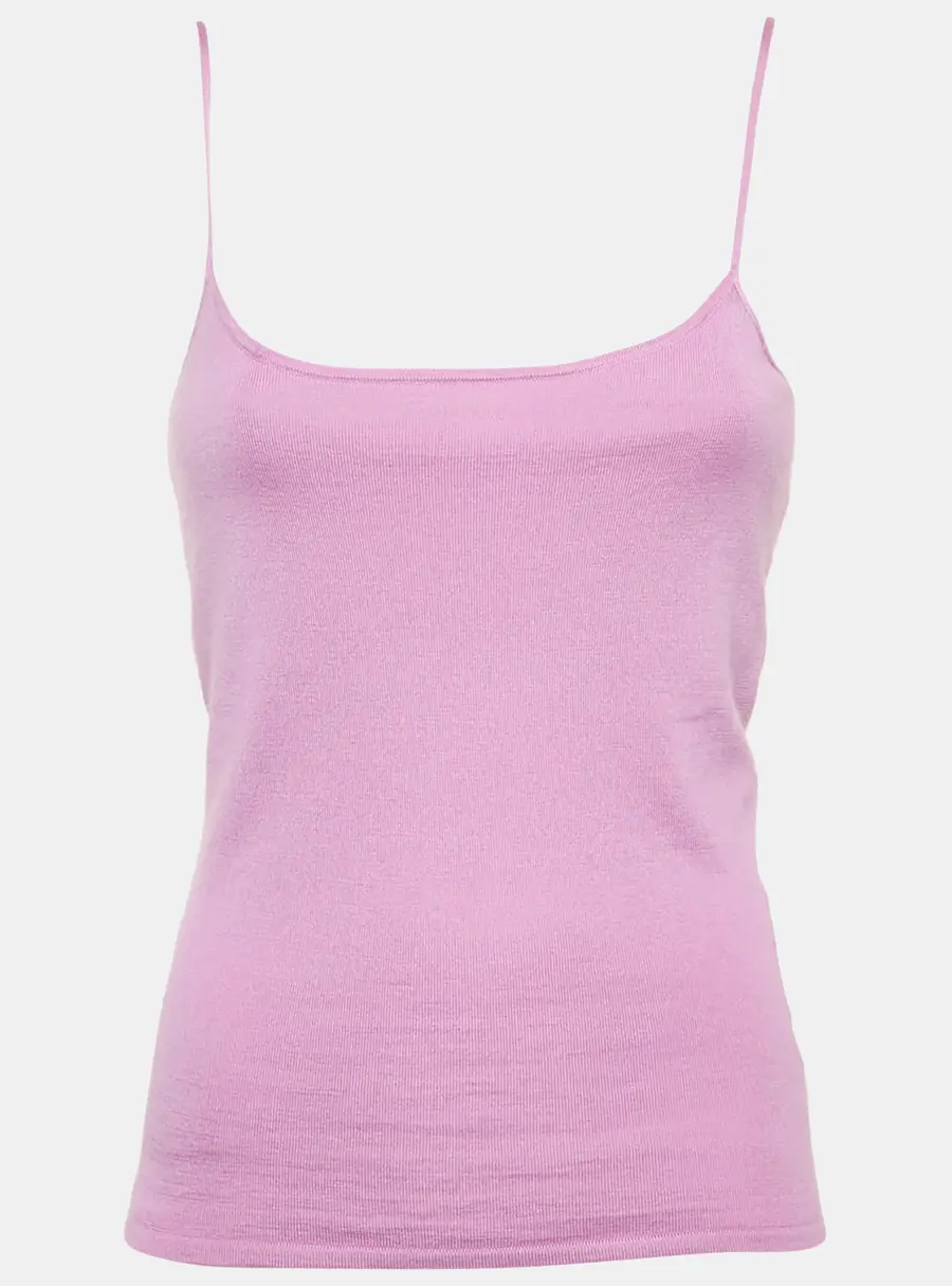 Ralph Lauren Purple Cashmere Knit Camisole M