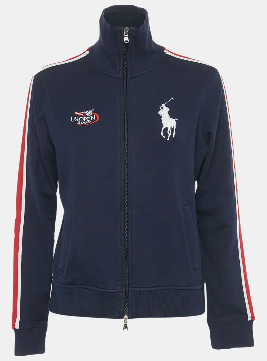 Ralph Lauren Navy Blue Cotton US Open Ballsperson Jacket L