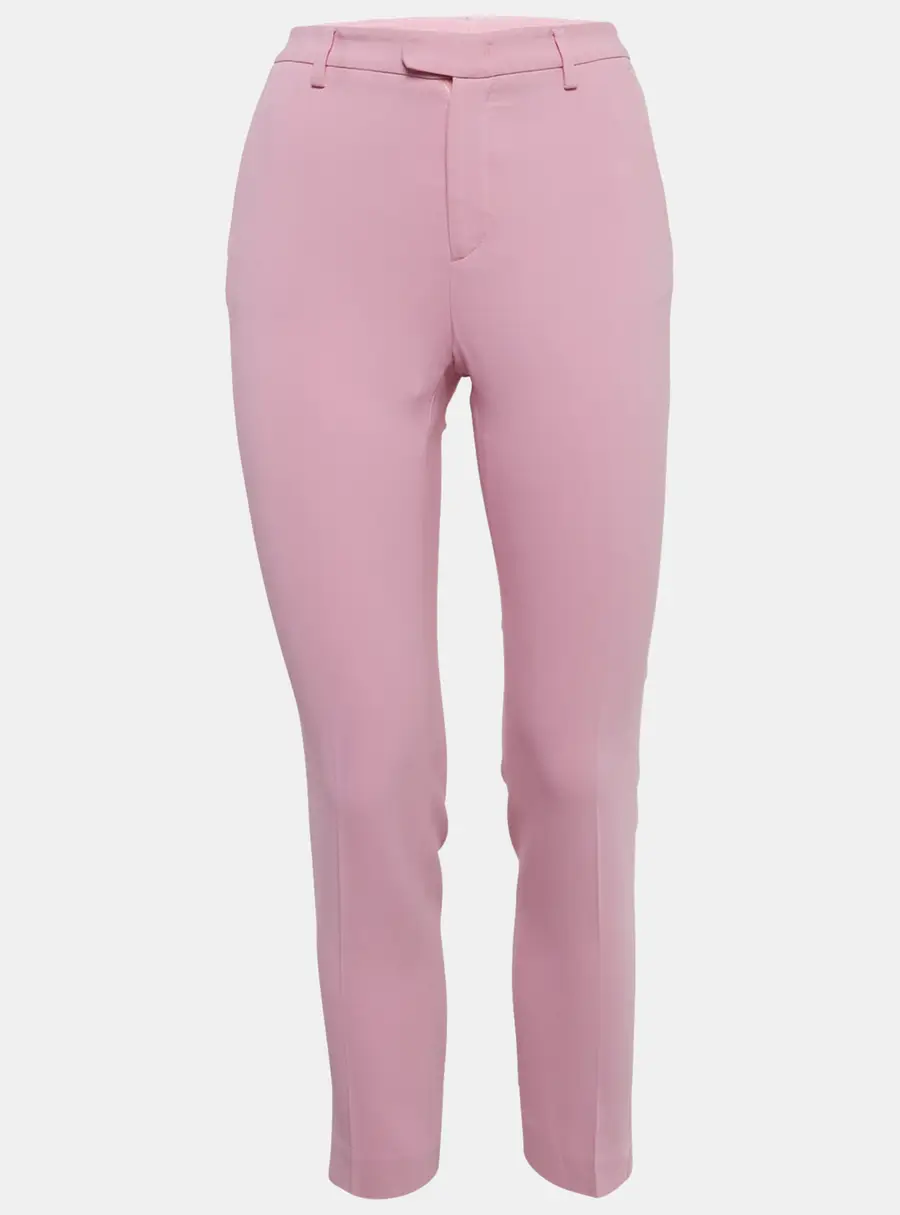 RED Valentino Pink Crepe Regular Fit Trouser XS