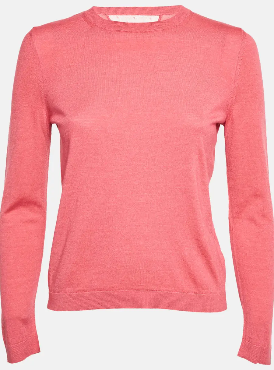 RED Valentino Pink Knit Crewneck Sweater M