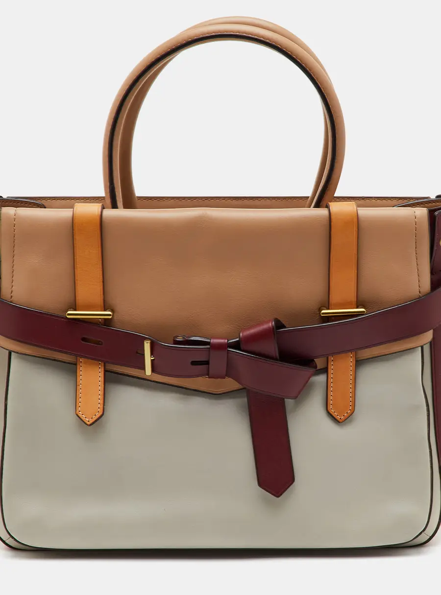 Reed Krakoff Boxer II Multicolor Leather Tote