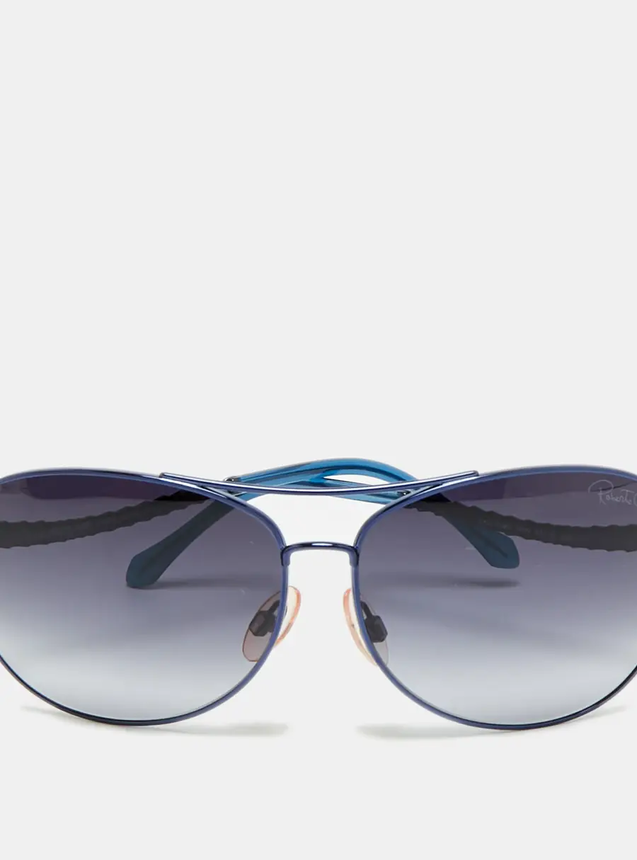 Roberto Cavalli Blue Gradient 792S Adhil Aviator Sunglasses