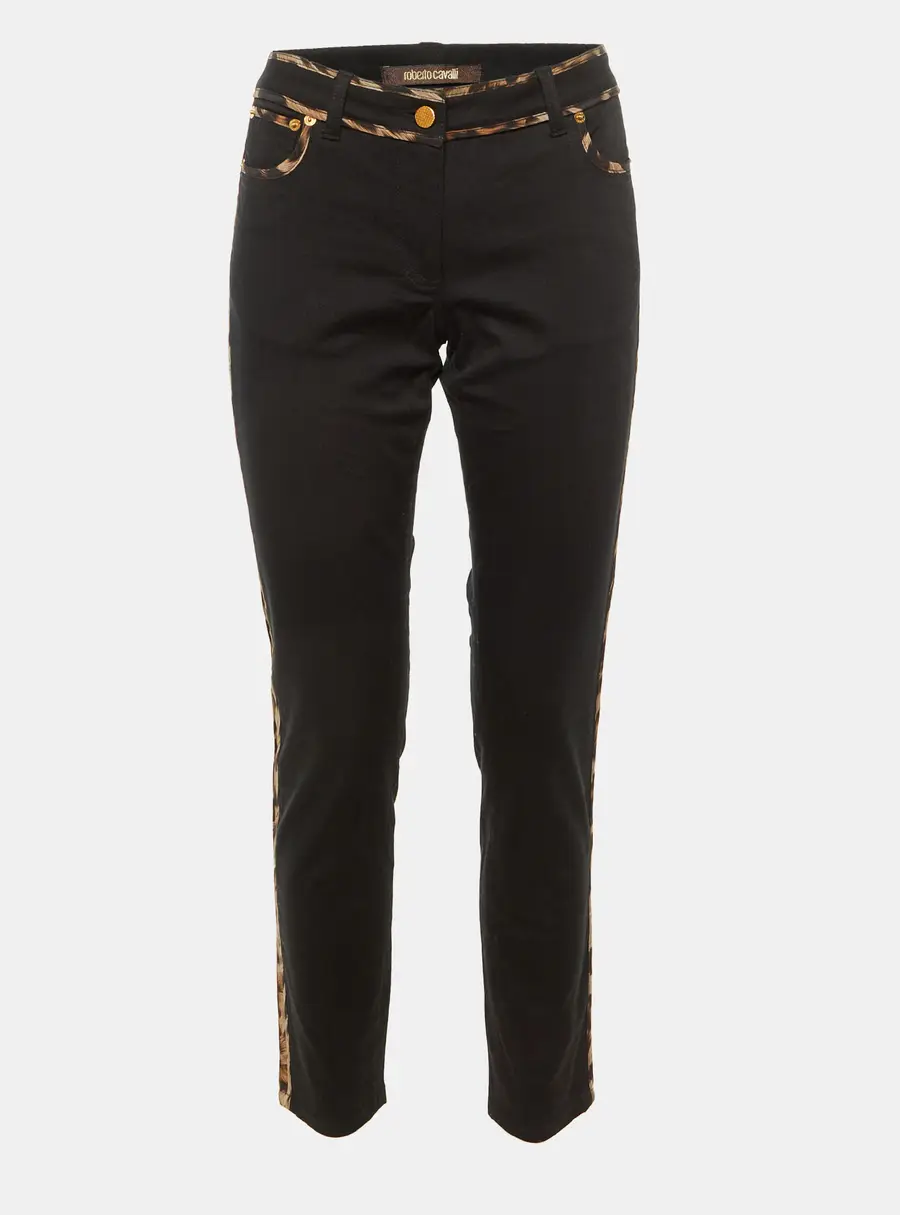 Roberto Cavalli Black Denim Slim Fit Jeans M/Waist 32"