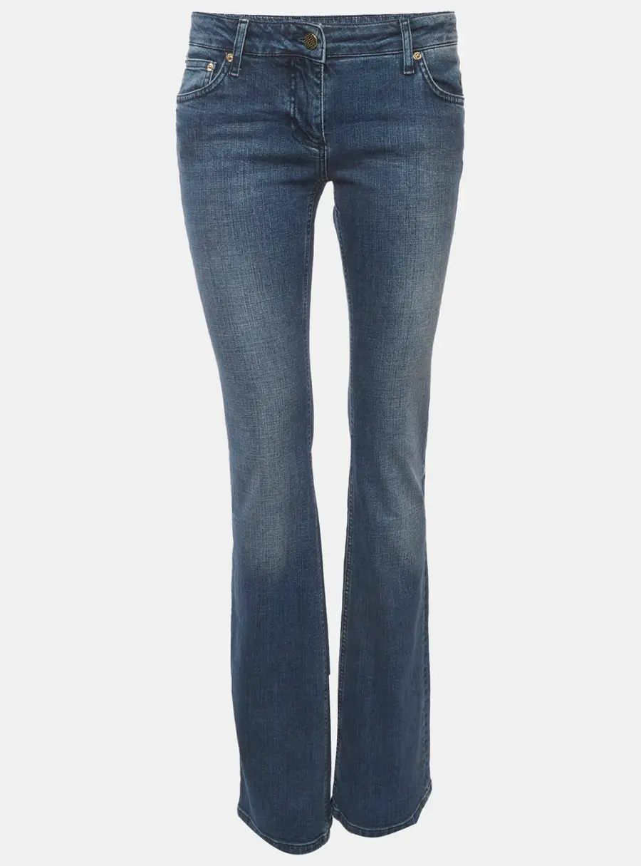 Roberto Cavalli Blue Denim Straight Fit Jeans M/Waist 29"