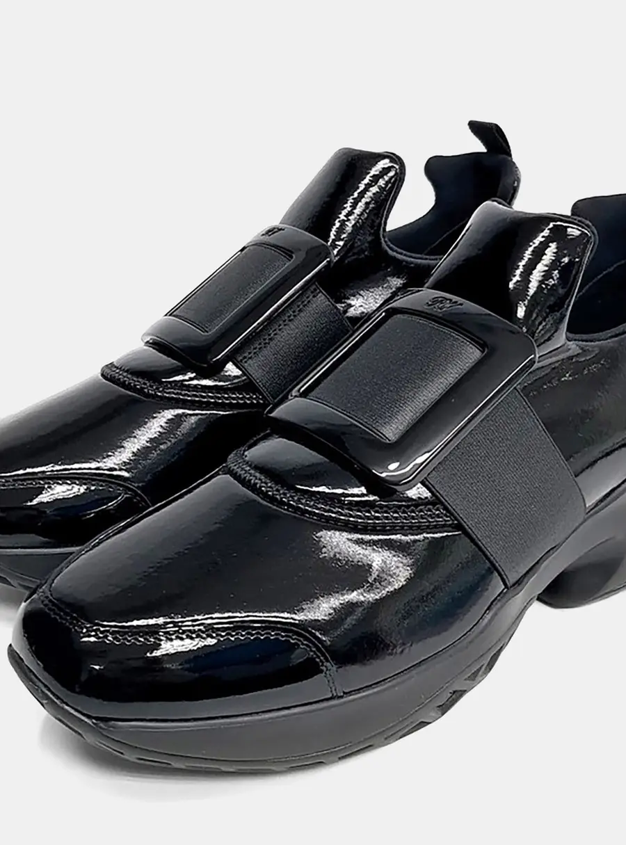 Roger Vivier Black Patent Leather sneakers
