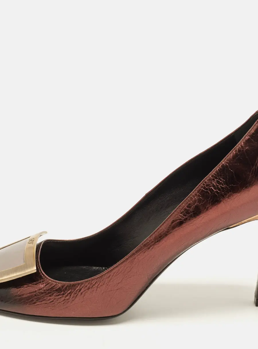 Roger Vivier Belle Vivier Size 39 Tricolor Leather Pumps