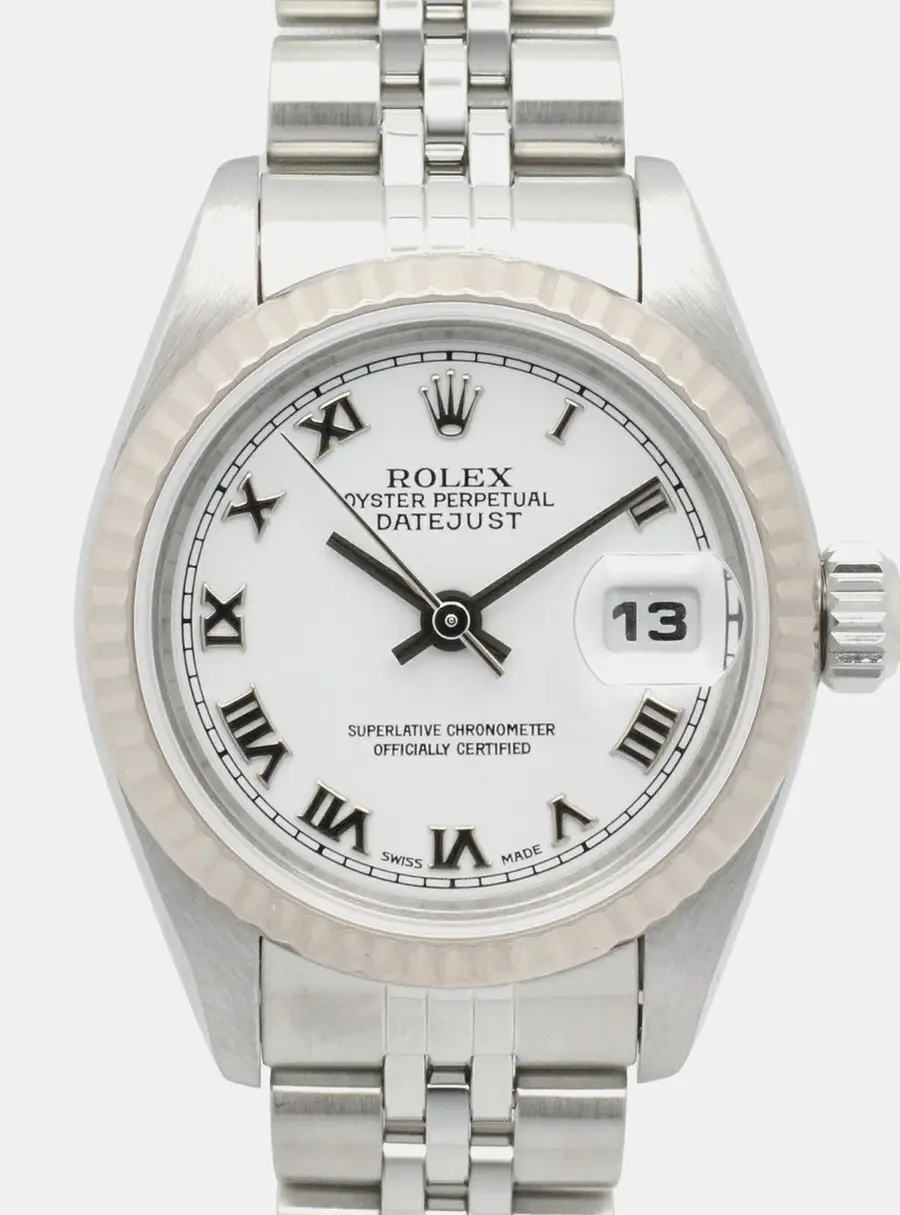 Rolex Lady Datejust 79174 White 18K White Gold, Stainless Steel Automatic Women's Watches 26mm