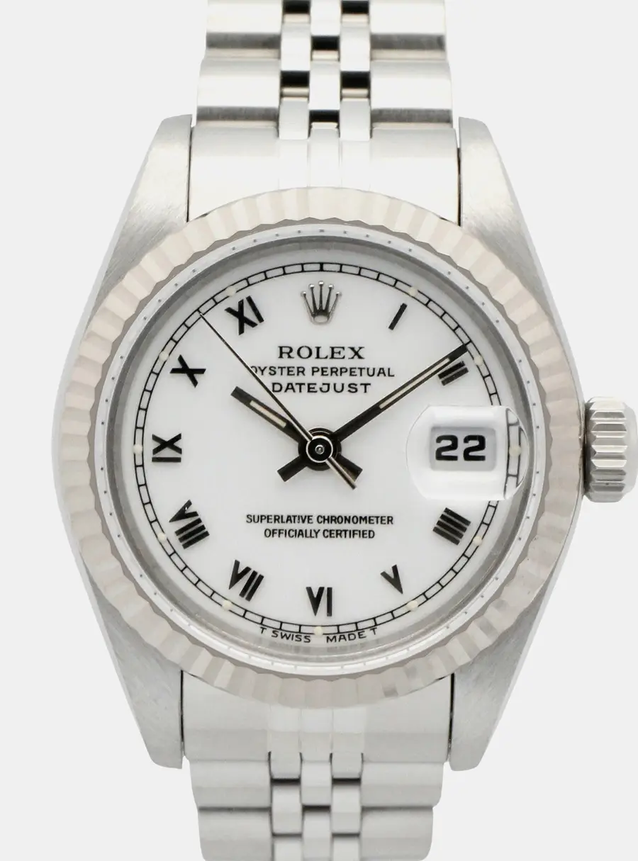 Rolex Datejust 69174 White 18K White Gold, Stainless Steel Automatic Women's Watches 26mm