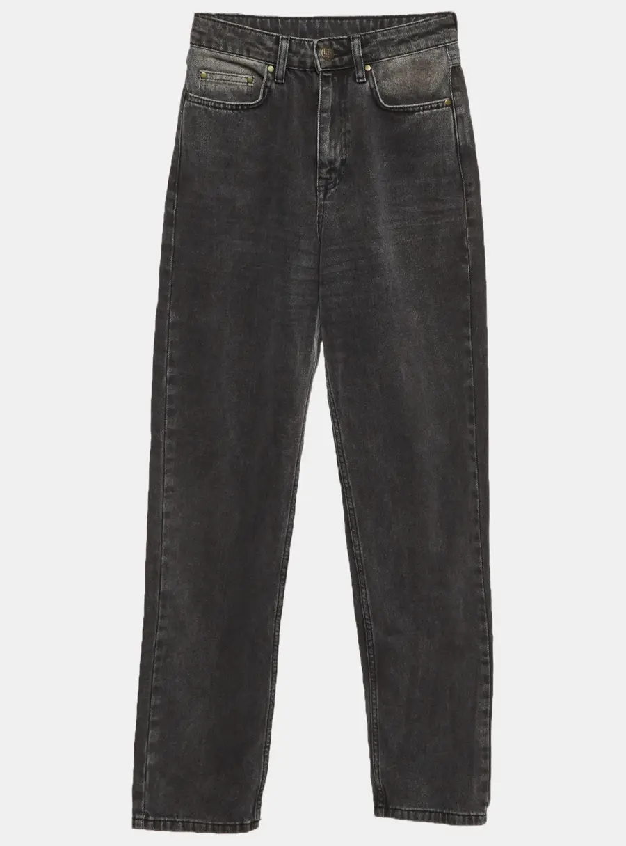 ROTATE BIRGER CHRISTENSEN Black Denim High Rise Jeans S/Waist 25"