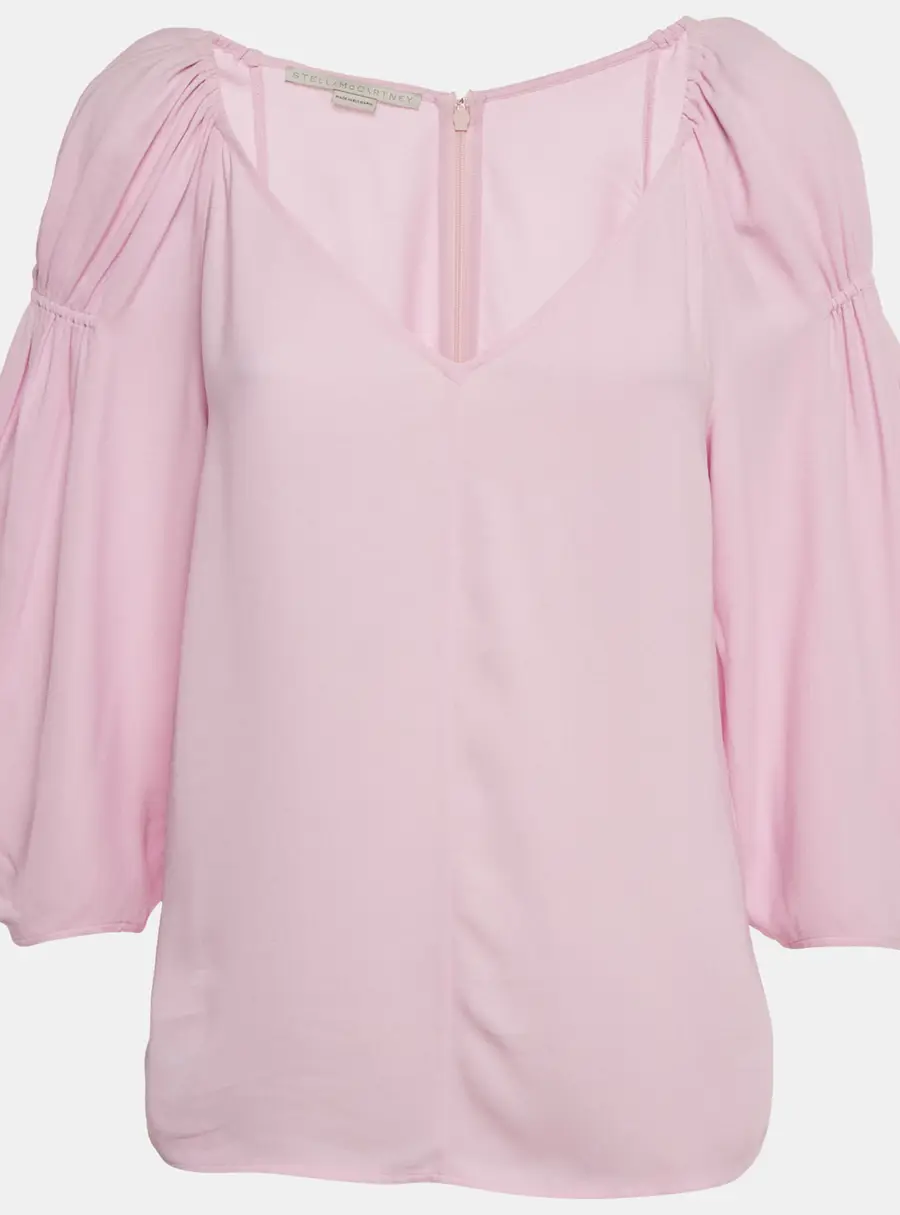 Stella McCartney Pink Crepe Blouse S