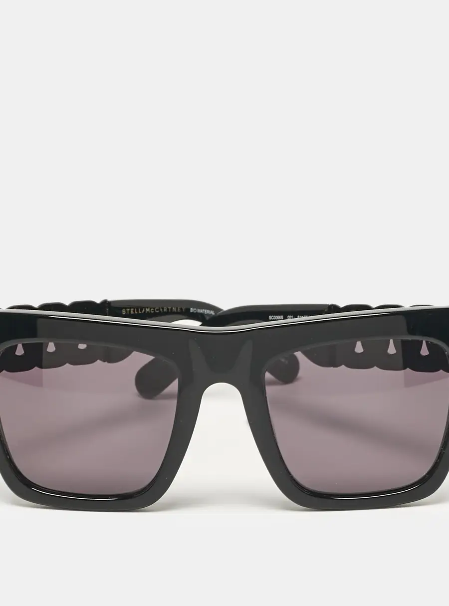 Stella McCartney Black Lorraine Wayfarer Sunglasses