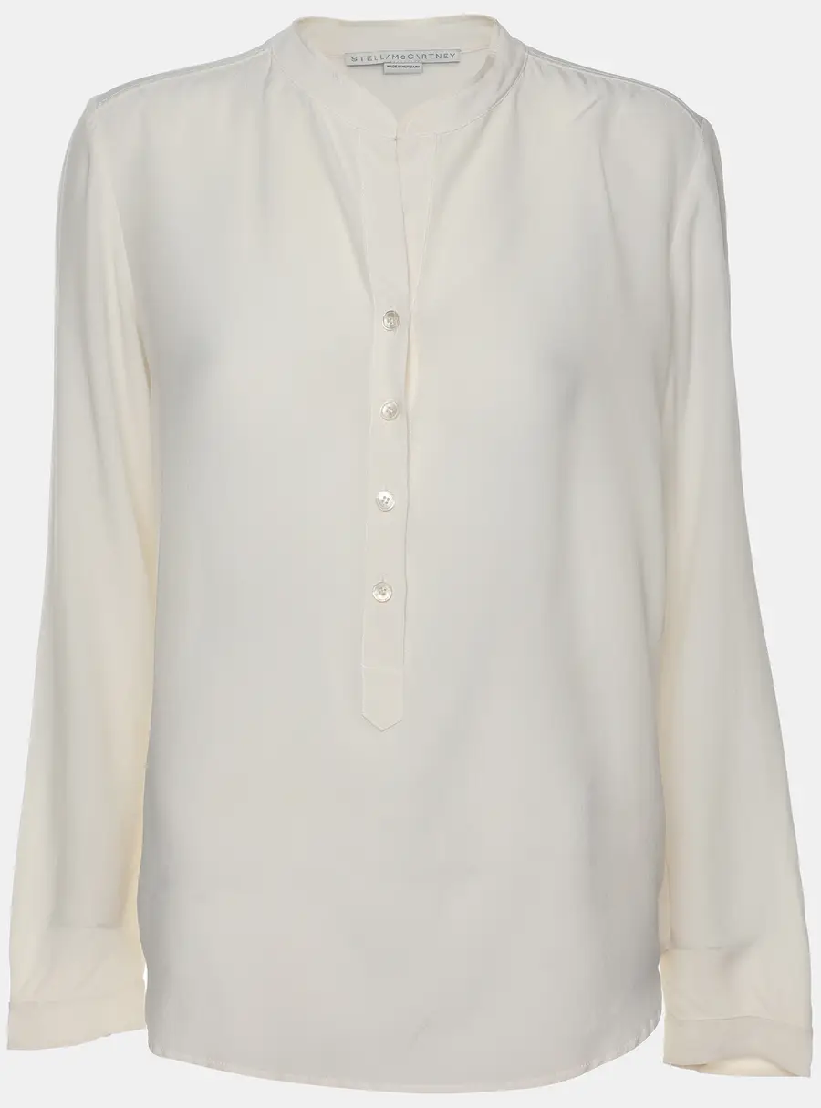 Stella McCartney Cream SIlk Top XS