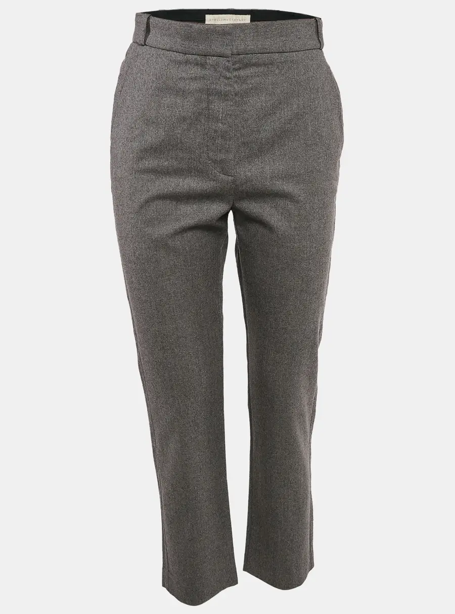 Stella McCartney Grey Wool Formal Trousers XS