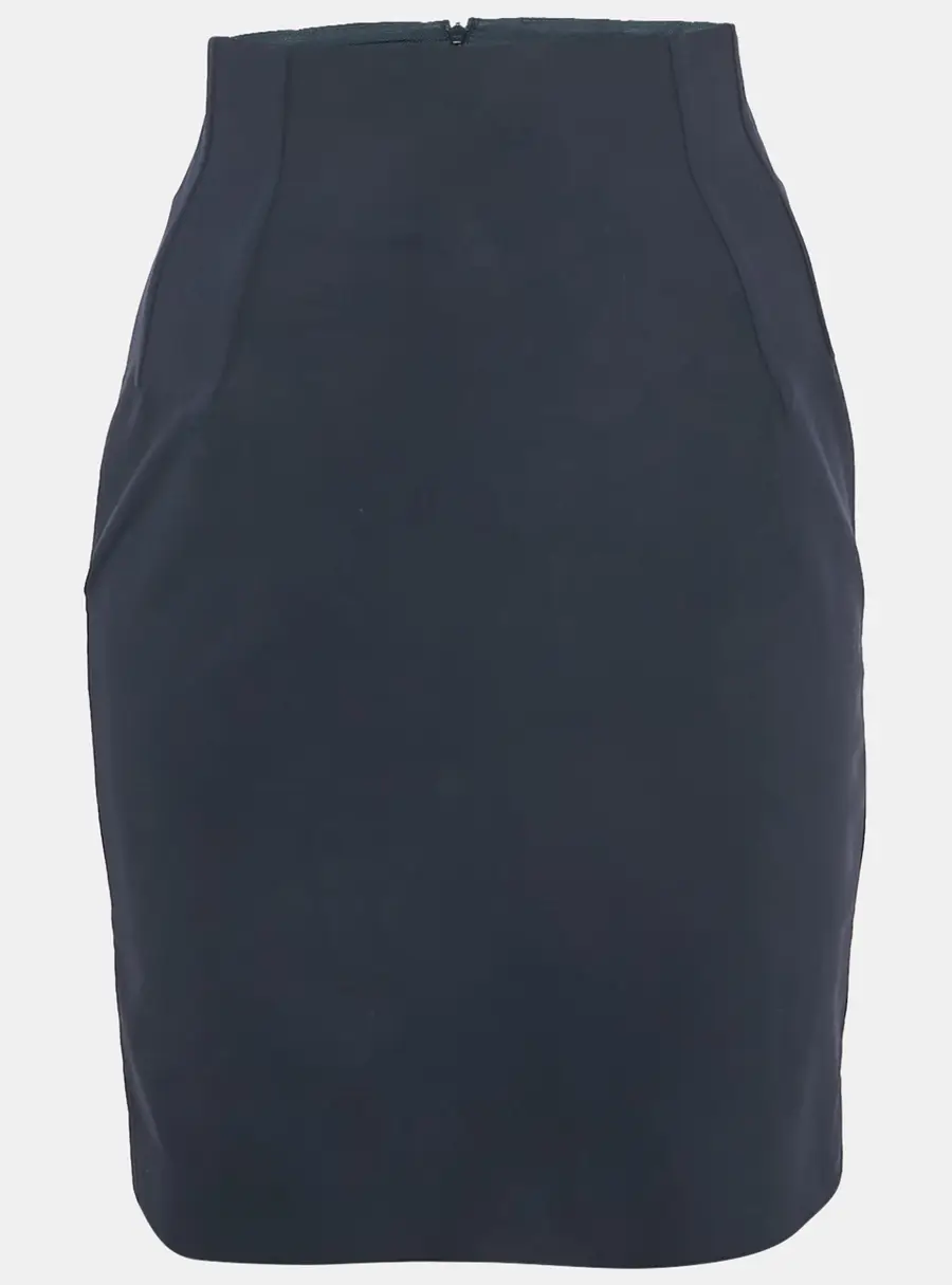 Stella McCartney Navy Blue Cotton Blend Pencil Skirt S