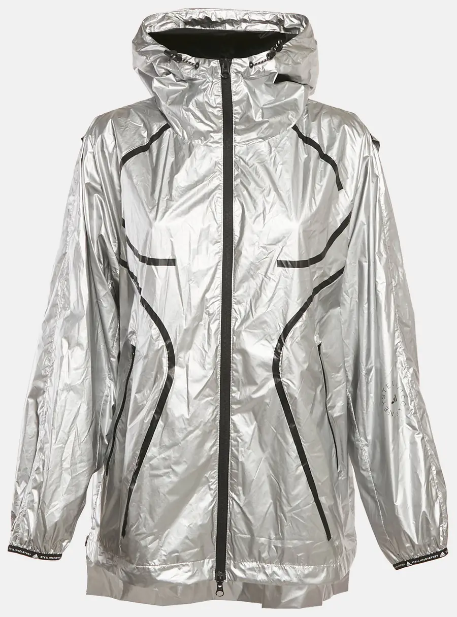 Stella McCartney x Adidas Metallic Nylon Training Jacket M