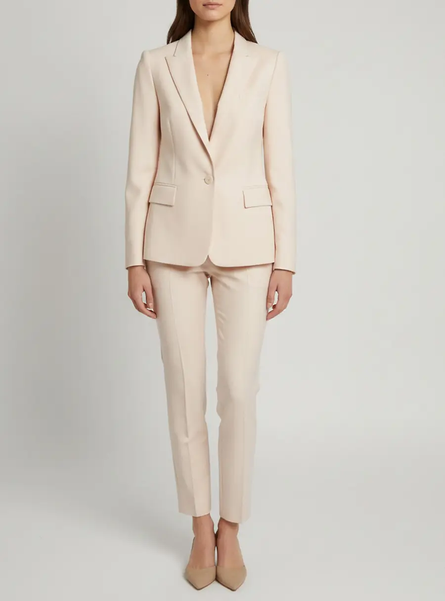 Stella McCartney Pink Wool Tailored Suit XS
