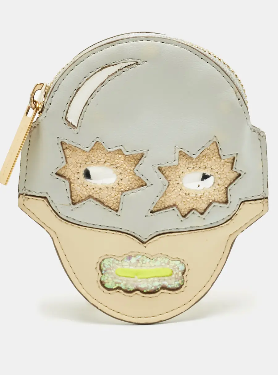 Stella McCartney Multicolor Leather Superhero Coin Purse