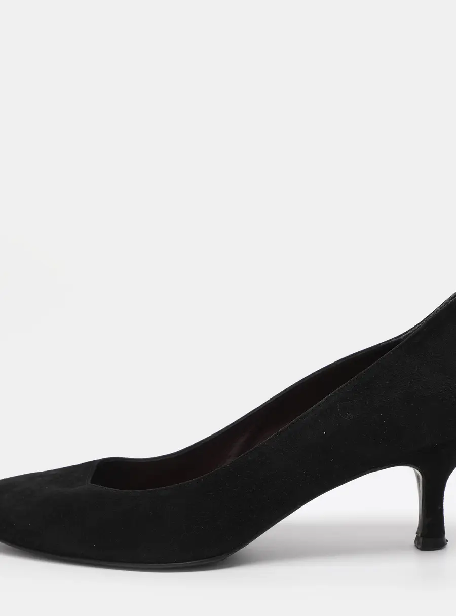 Stuart Weitzman Size 39.5 Black Suede Pumps