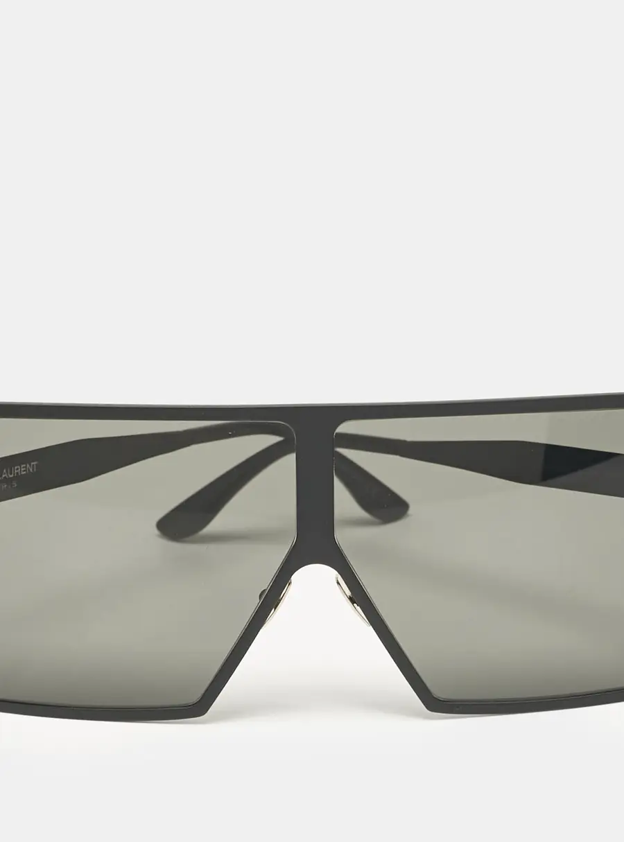 Saint Laurent Black SL182 Betty Shield Sunglasses