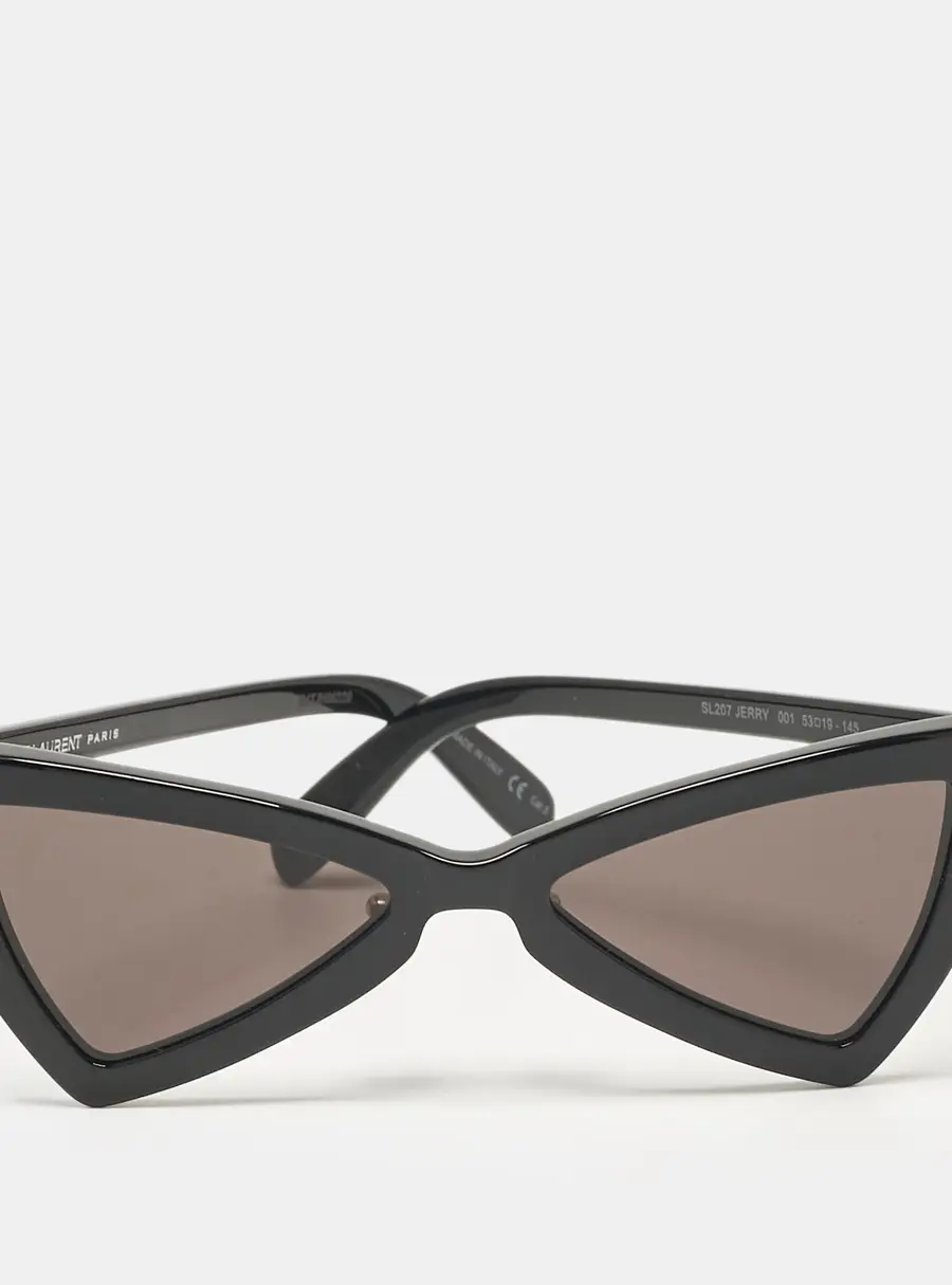 Saint Laurent Black SL 207 Jerry Cat Eye Sunglasses