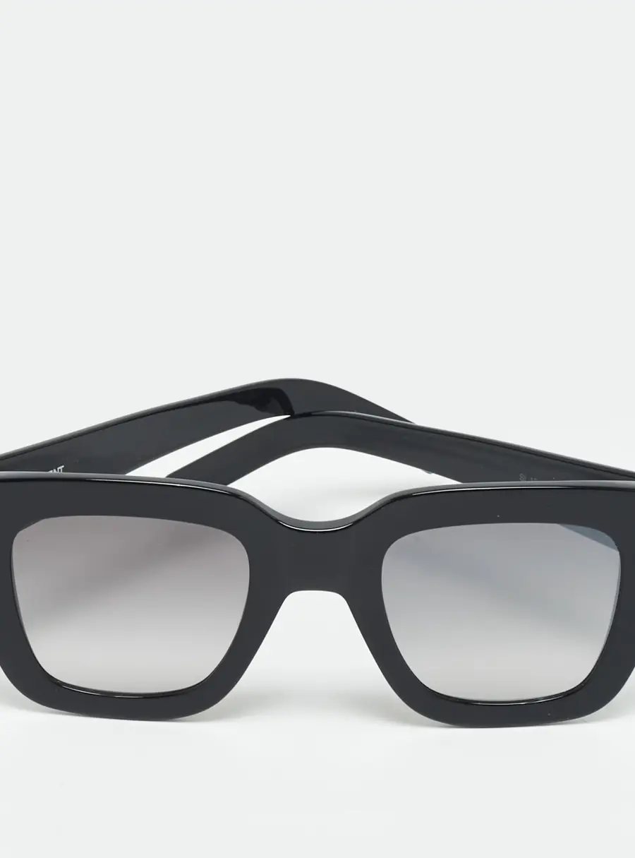 Saint Laurent Black SL184 SLIM Square Sunglasses