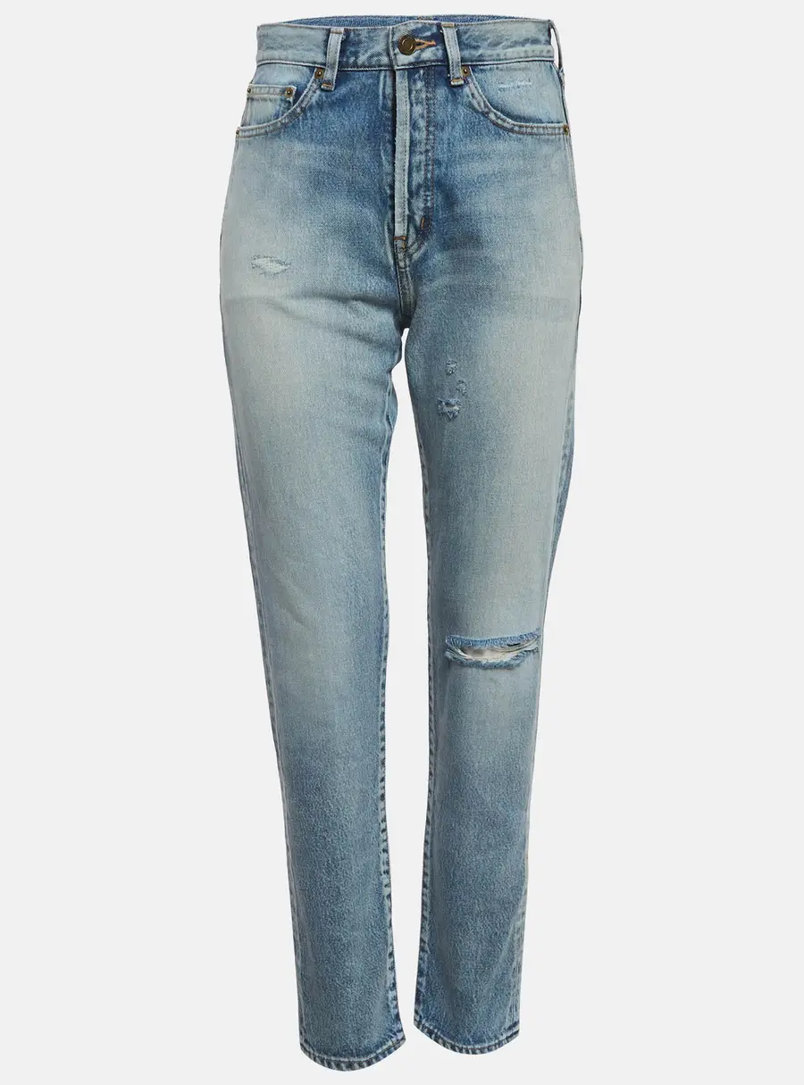 Saint Laurent Blue Denim Santa Monica Jeans S/Waist 26"