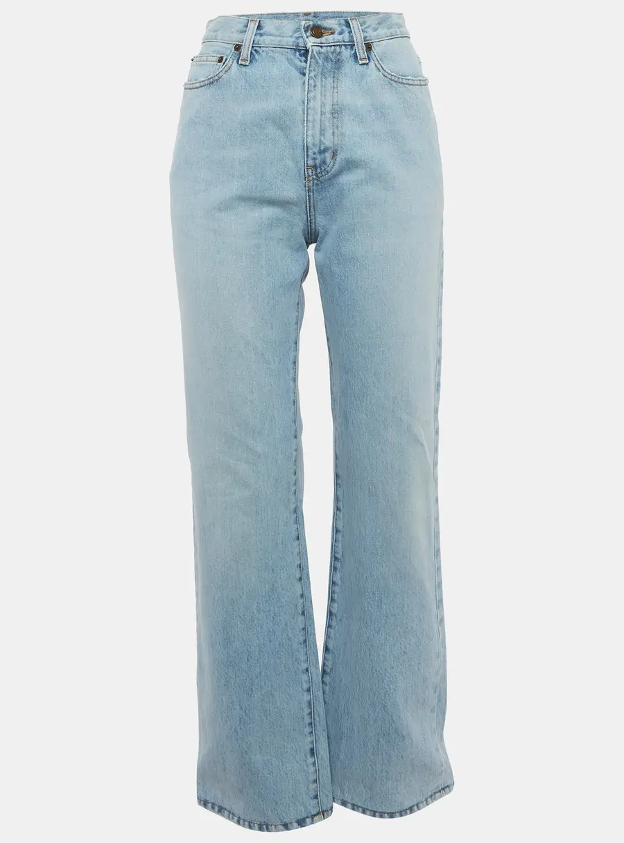 Saint Laurent Paris Blue Denim Regular Fit Jeans M/Waist 28
