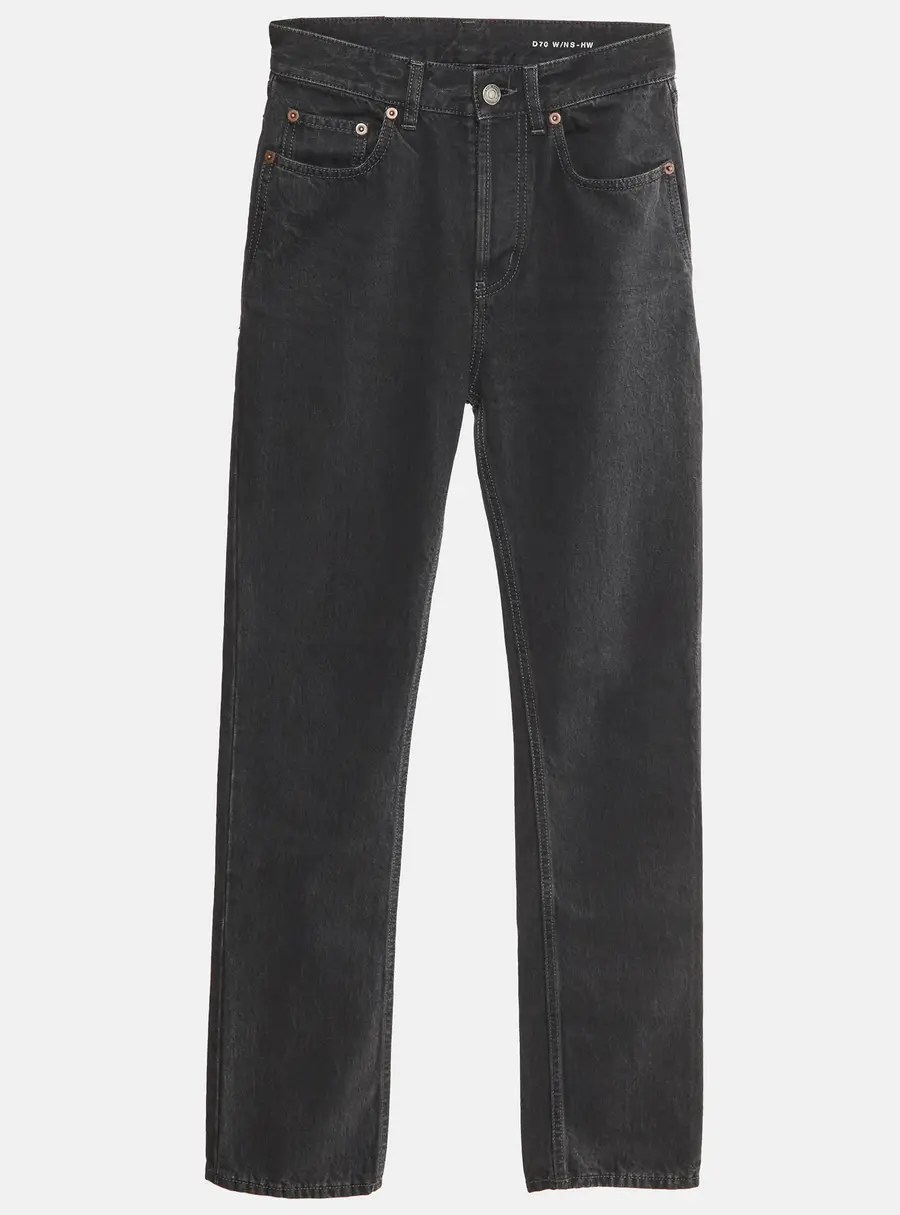 Saint Laurent Black Denim Straight Fit Jeans S/Waist 25"