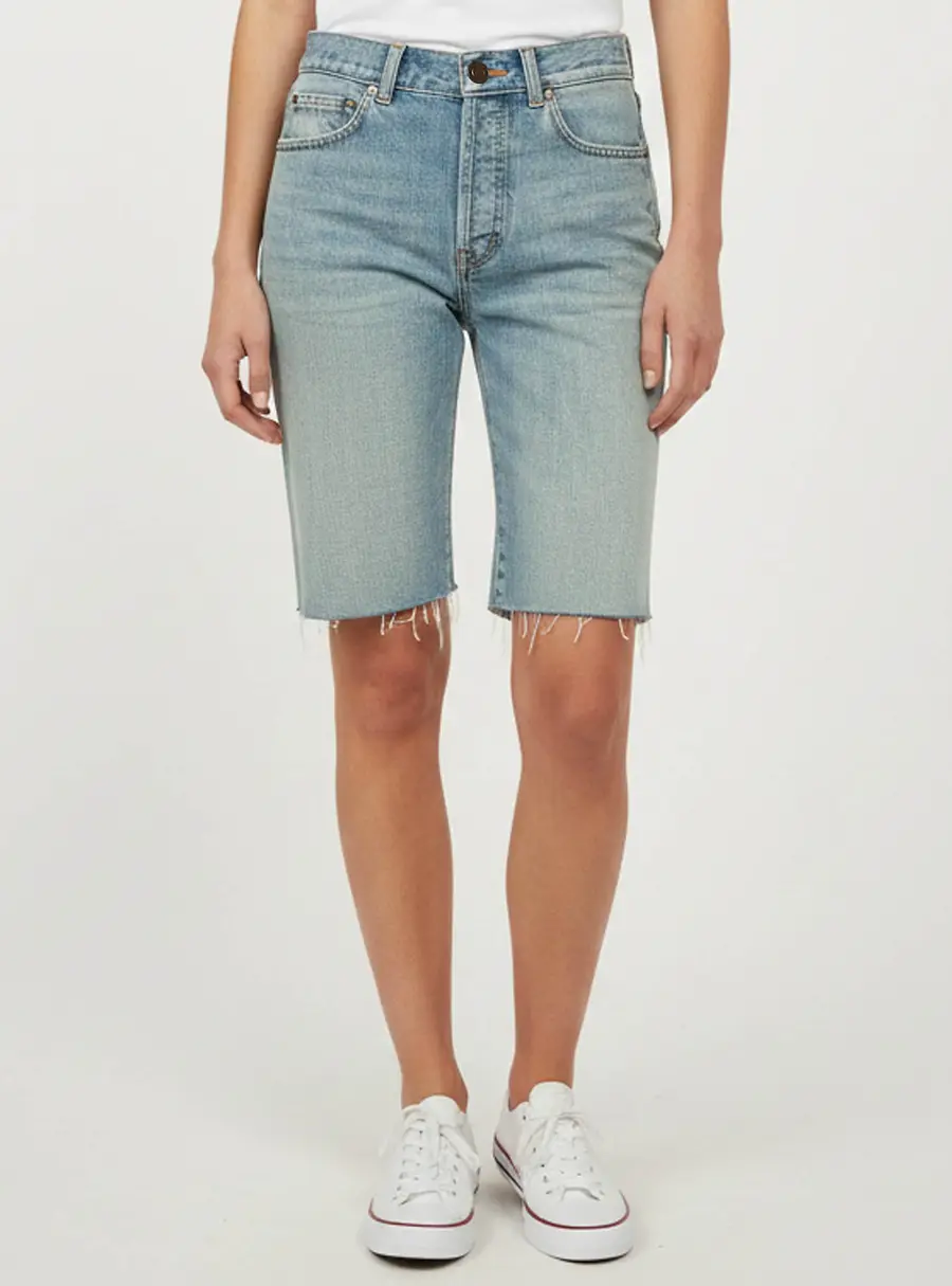 Saint Laurent Paris Blue Denim Shorts M/ Waist 28"