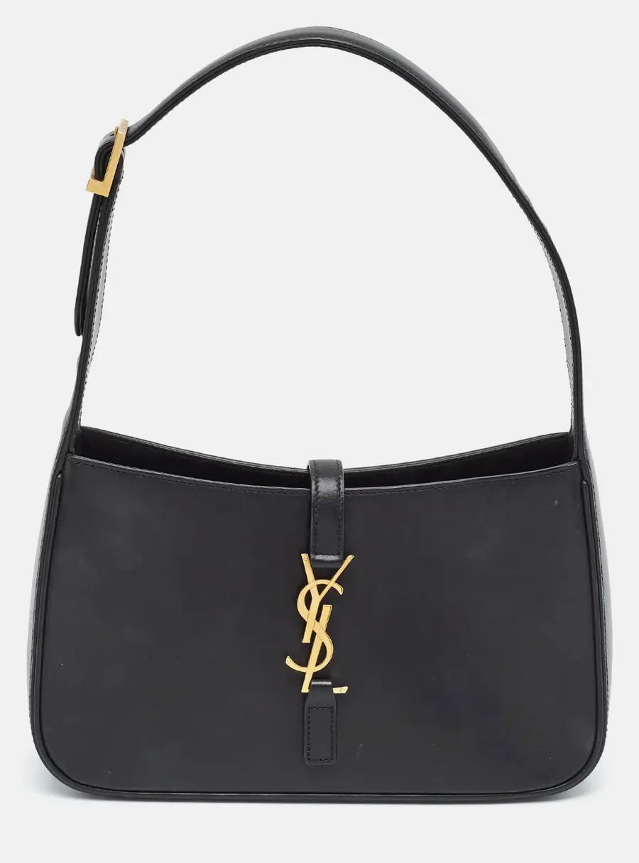Saint Laurent LE 5 À 7 Black Leather Shoulder Bag