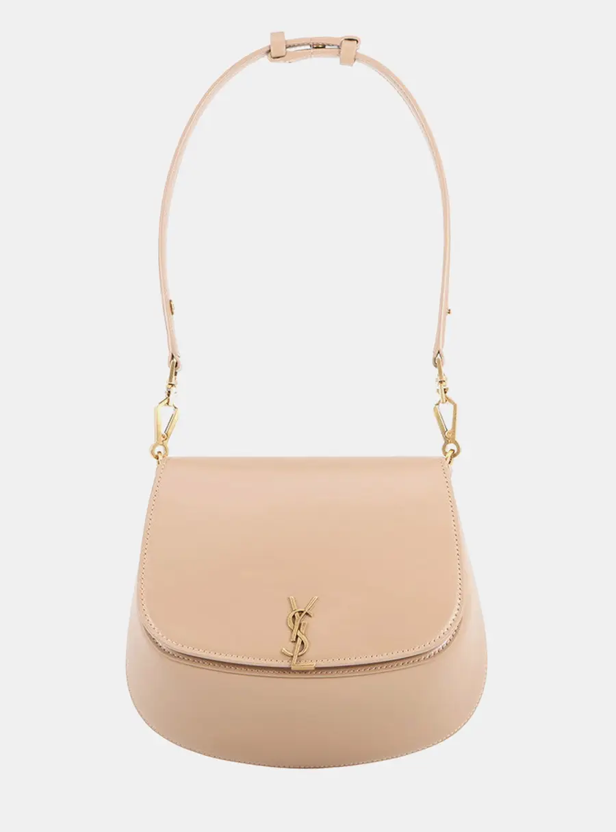 Saint Laurent Voltaire Mini Beige Leather Shoulder Bag