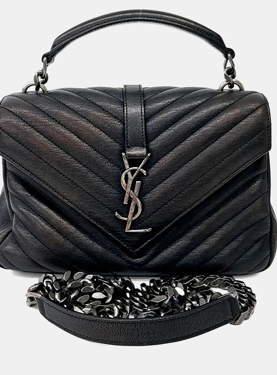 Saint Laurent Classic College Monogram Chain Bag (487213)