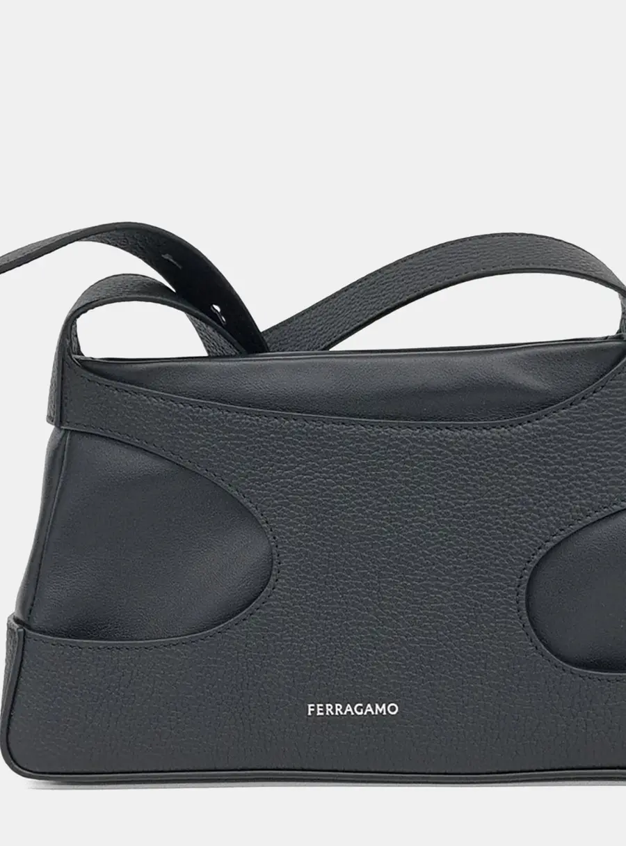 Salvatore Ferragamo Black Leather Shoulder bag