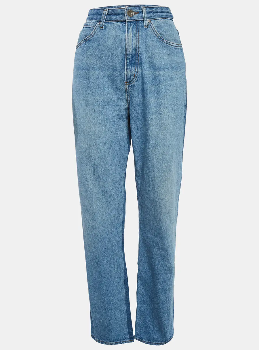 Sandro Blue Denim High Rise Jeans M/Waist 26"