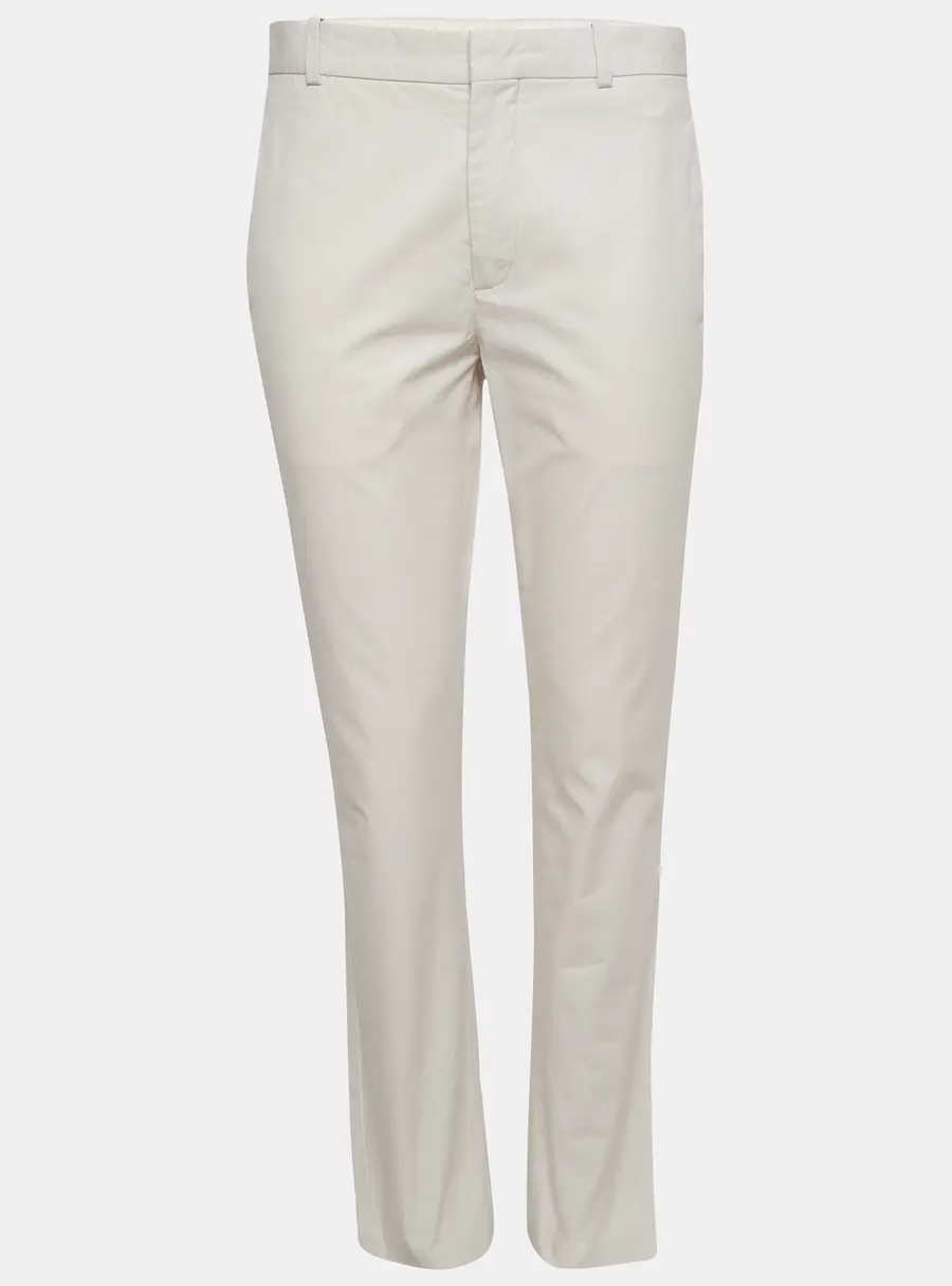 Sandro Beige Gabardine Straight Fit Pants M
