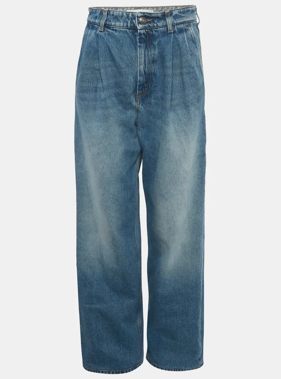 Sportmax Blue Washed Denim Jeans S/Waist 26"