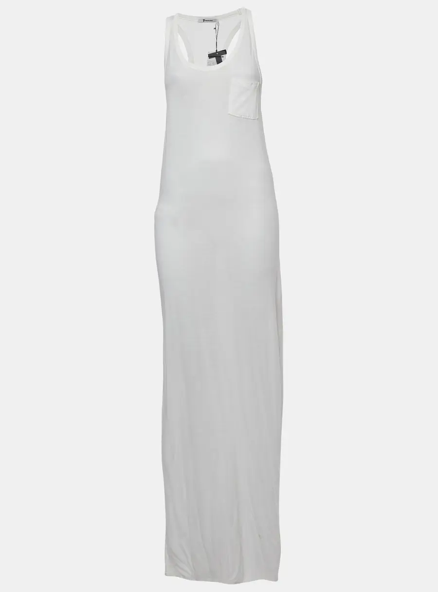 T by Alexander Wang White Jersey Tank Dress S
