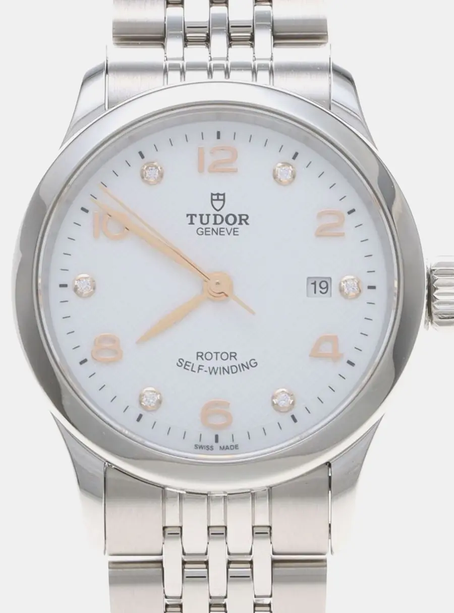 Tudor 1926 91350 Automatic Diamond Stainless Steel Womens Wristwatch 29 mm