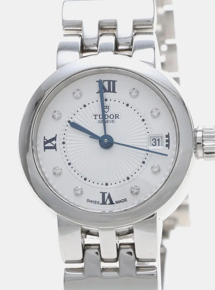 Tudor Claire de Rose 35200 Automatic Stainless Steel Diamond Women's Wristwatch 26mm