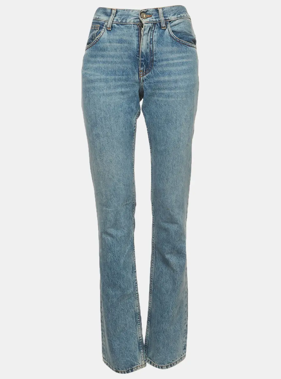 The Attico Blue Denim Straight Fit Jeans S/Waist 27"