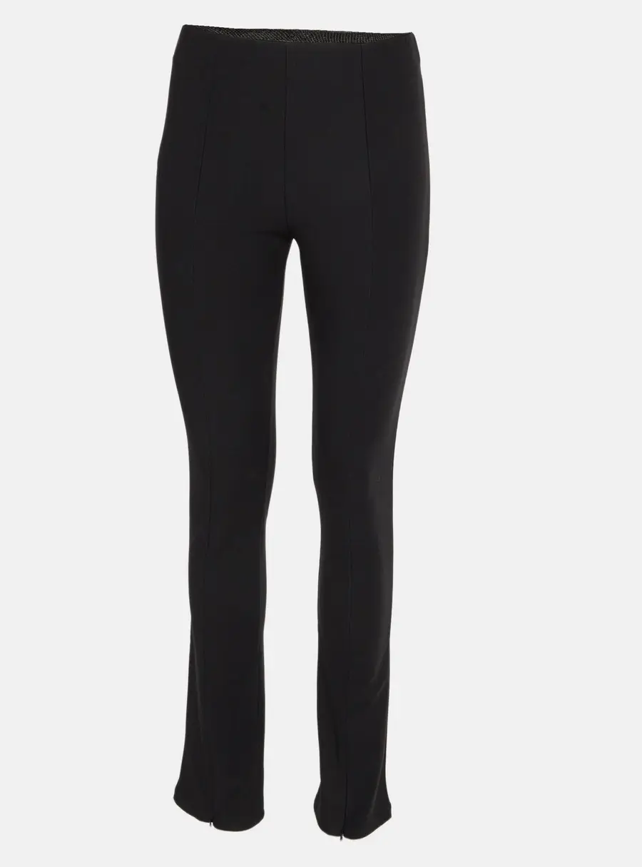 The Frankie Shop Black Jersey Regular Fit Pants S