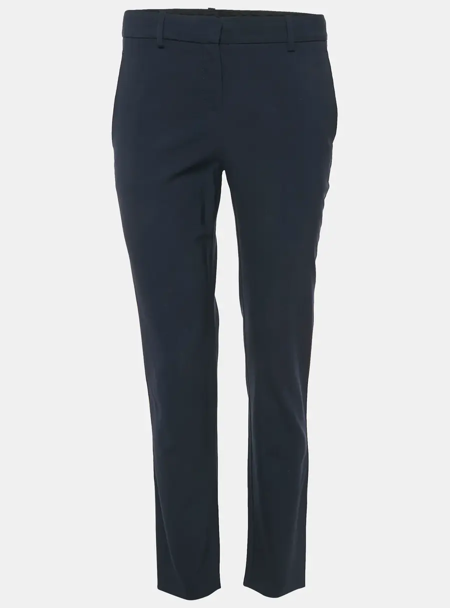 Theory Navy Blue Wool Trousers S