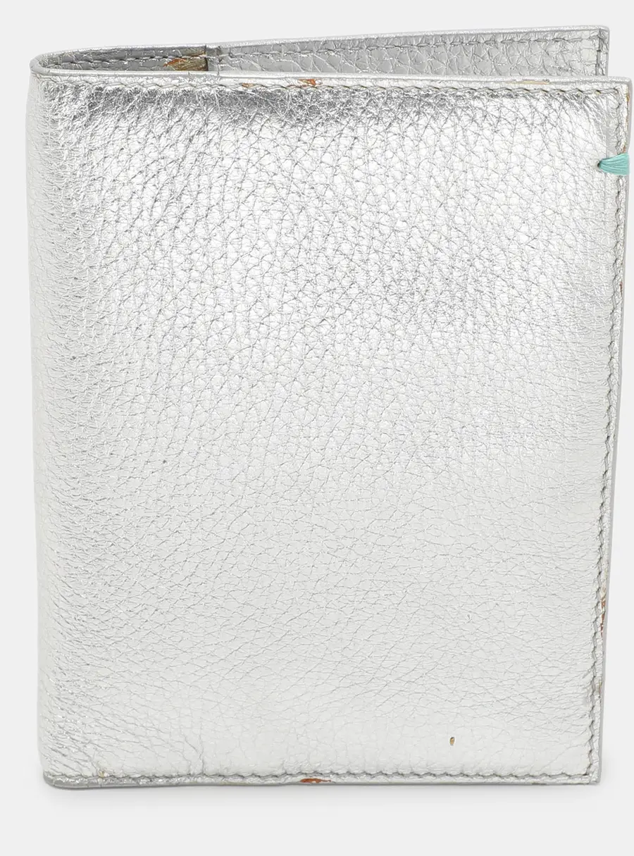 Tiffany & Co. Silver Leather Passport Holder