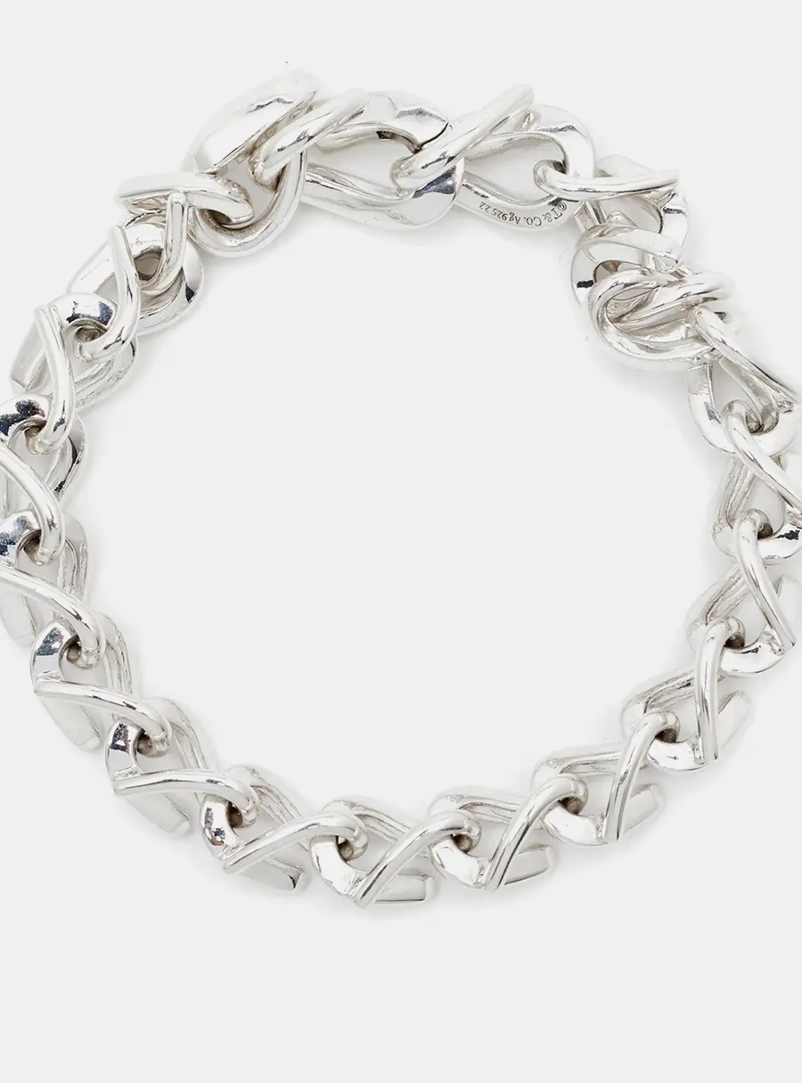 Tiffany & Co. Forge Sterling Silver 925 Link Bracelet