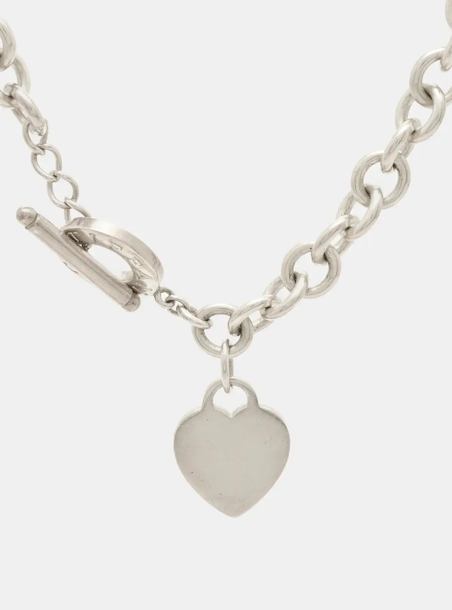 Tiffany & Co. Heart Tag Sterling Silver Toggle Necklace
